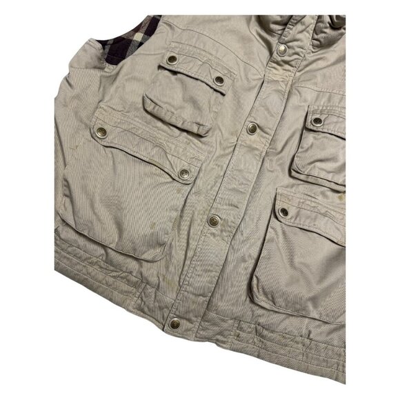FIELD & STREAM Vintage Y2K Outdoor Plaid Lined Hunting Fishing Cottage Vest 2XL - Picture 6 of 9